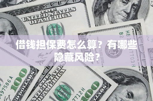 北京借钱担保费怎么算？有哪些隐藏风险？
