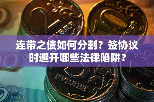 北京连带之债如何分割？签协议时避开哪些法律陷阱？
