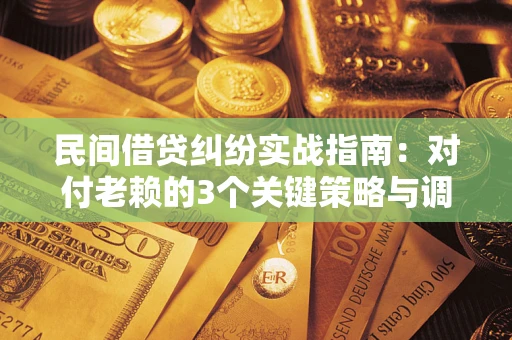 北京民间借贷纠纷实战指南：对付老赖的3个关键策略与调解盲区解析